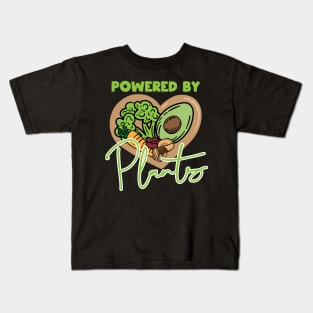 Powered By Plants Vegan Heart Kids T-Shirt